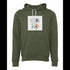Watercolor Flower Bella canvas hoodie 3719